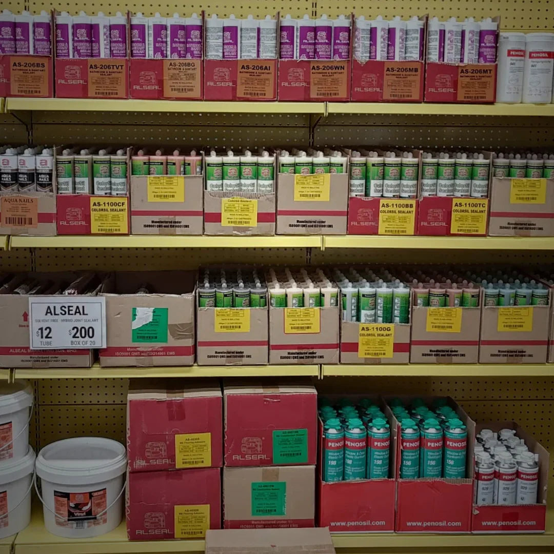 Flooring Adhesives, Color Silicones & Gap sealers