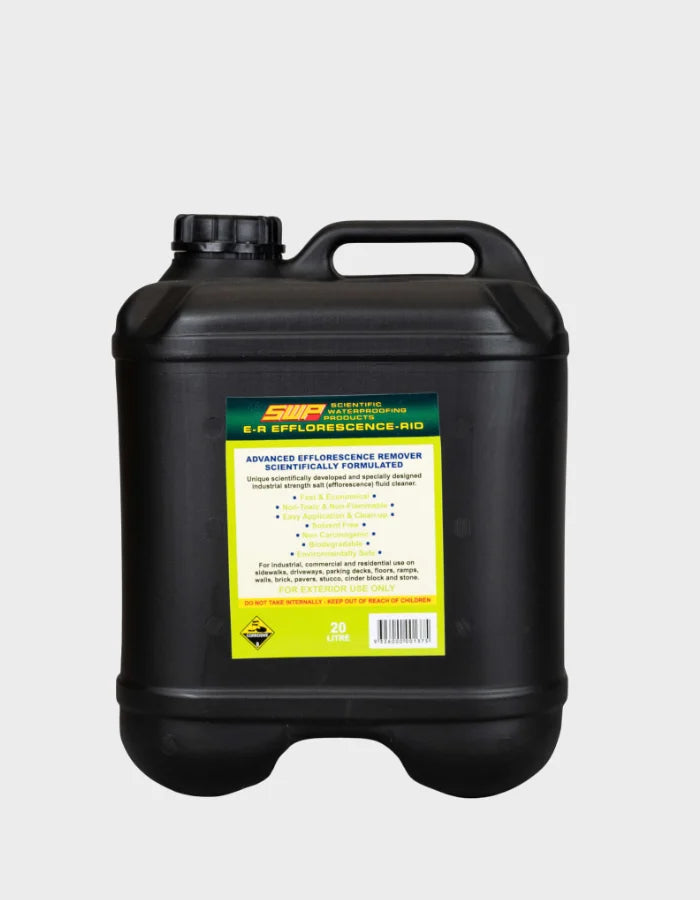 E-R Efflorescence-Rid concrete and brick cleaner bottle