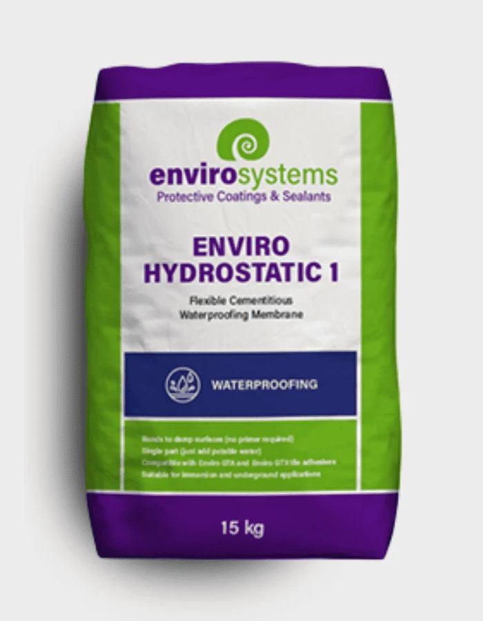 Enviro Hydrostatic 1 – Flexible Cementitious Waterproofing Membrane