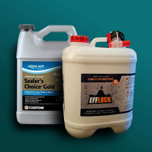 Efflock, Aquamix and other clear sealers